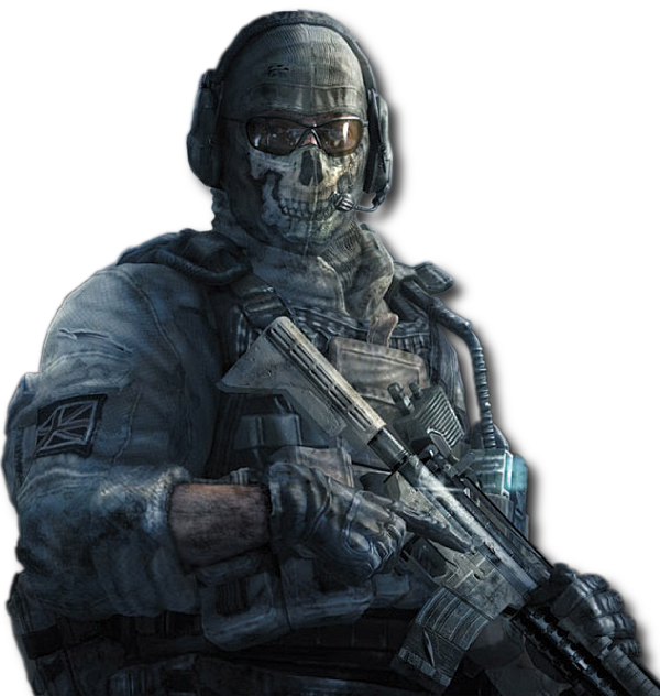 Call Of Duty Wiki - Duty Modern Warfare 2 Ghost, HD Png Download PNG with transparent background
