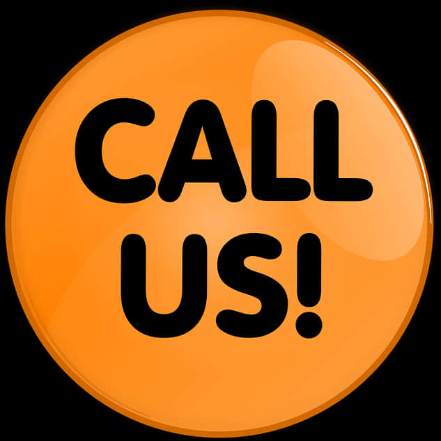 Call Us Button Orange Background