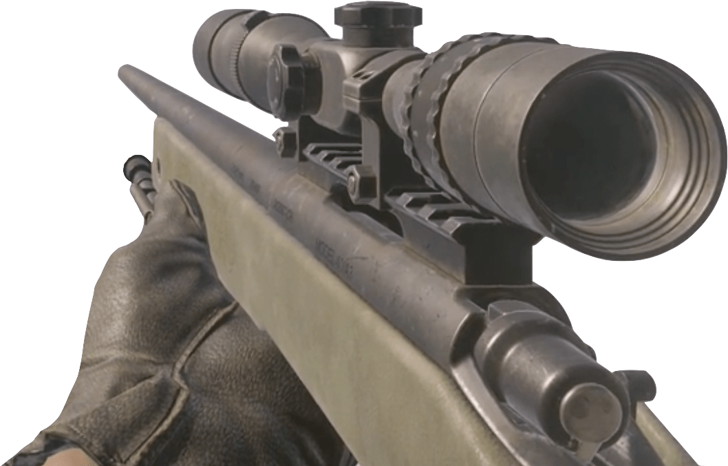 Callof Duty Sniper Rifle Closeup