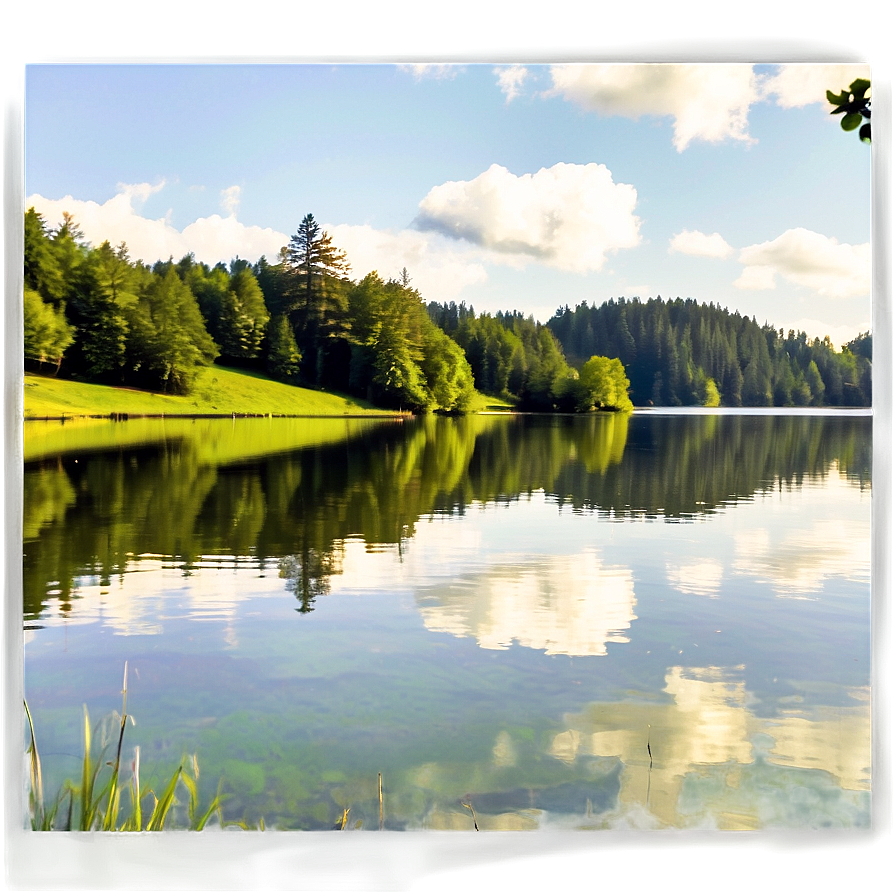 Calm Lake Reflections Photo Png 67