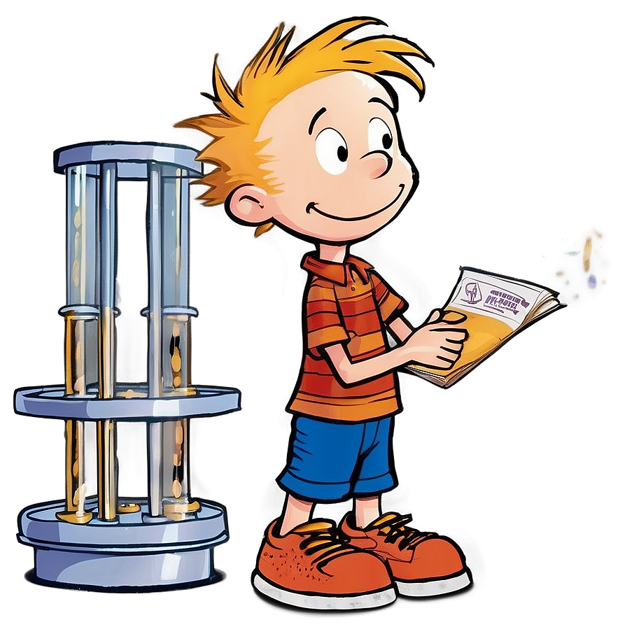 Calvin And Hobbes Science Fair PNG mvy13 PNG with transparent background