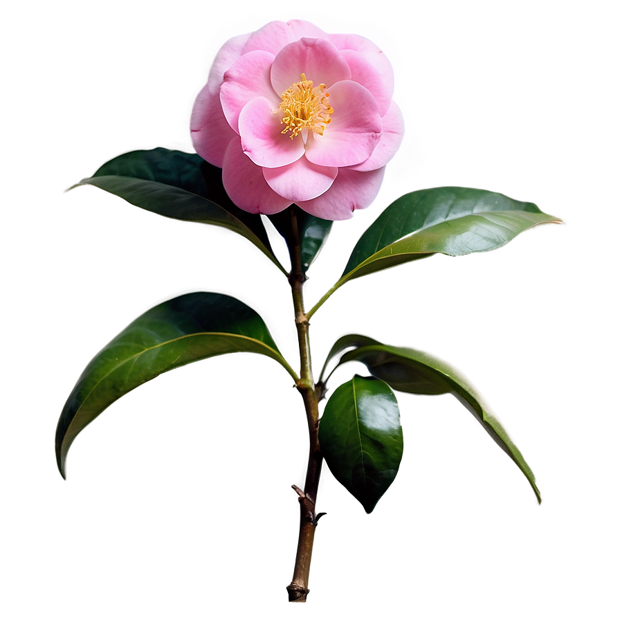 Camellia Flower Drawing Png Emc