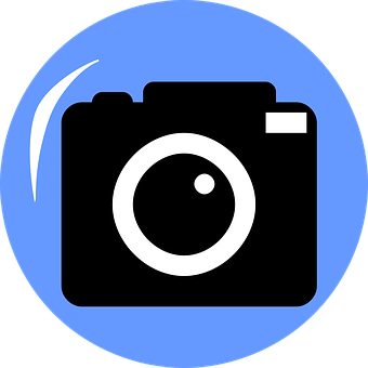 Camera Icon Graphic PNG with transparent background
