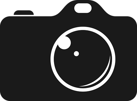 Camera Icon Simple Black