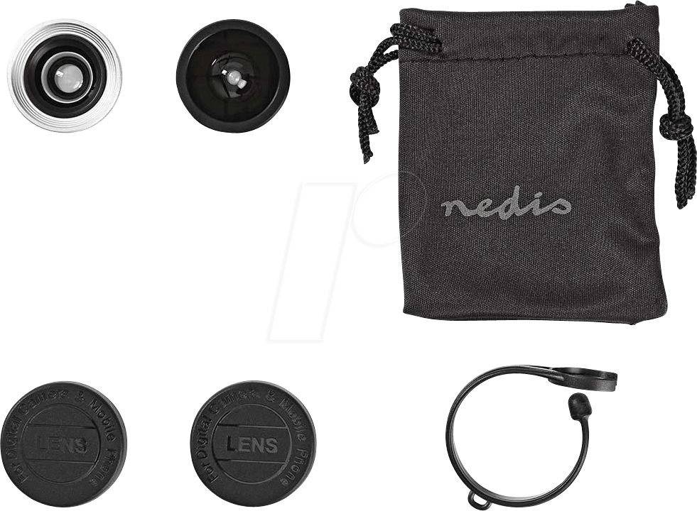 Camera Lens Accessories Set PNG with transparent background