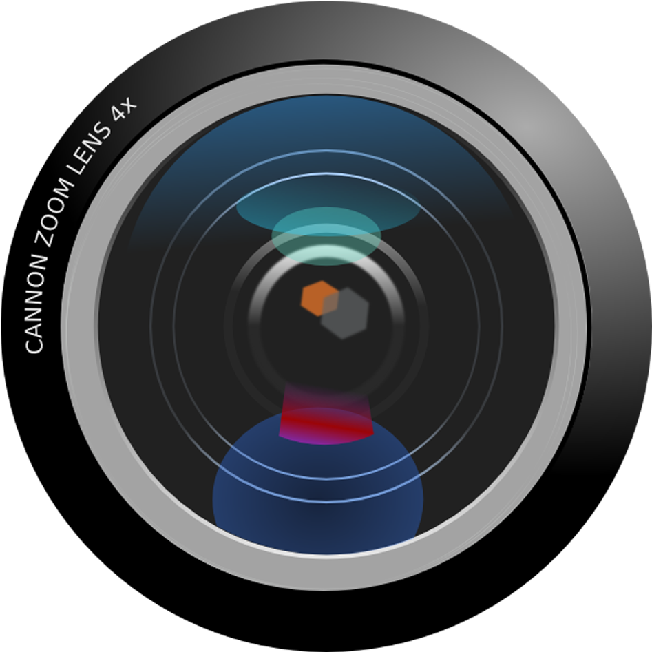 Camera Lens Vector Illustration