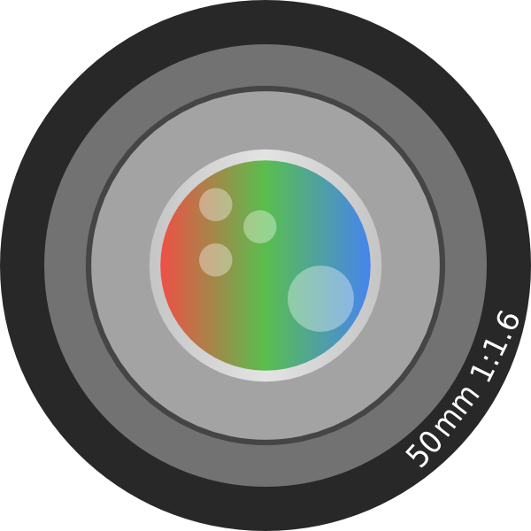 Camera Lens50mmf16 PNG with transparent background