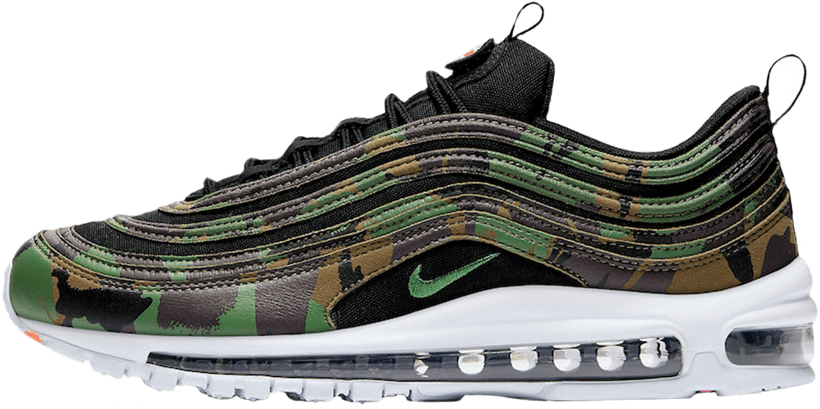 Nike Air Max 97 Camo, HD Png Download PNG with transparent background