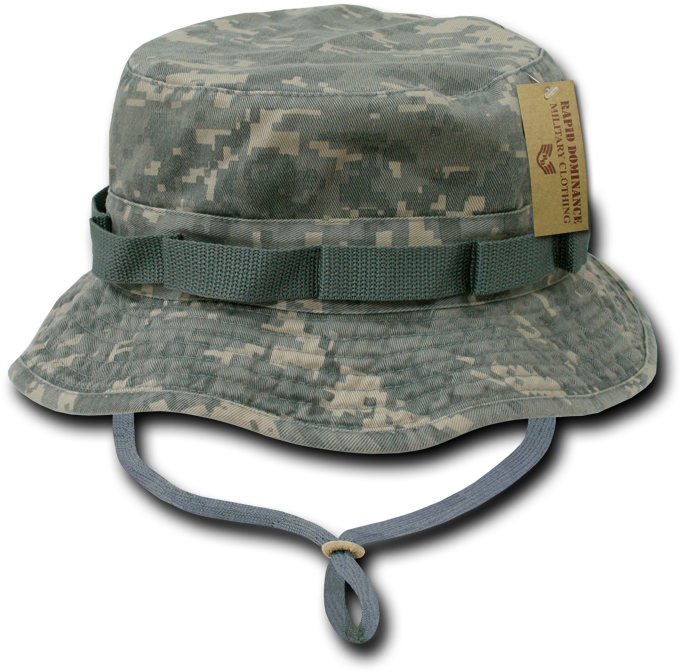 Camo Bucket Hatwith Chin Strap