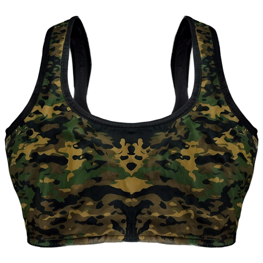 Camo Crop Top Png Nnb