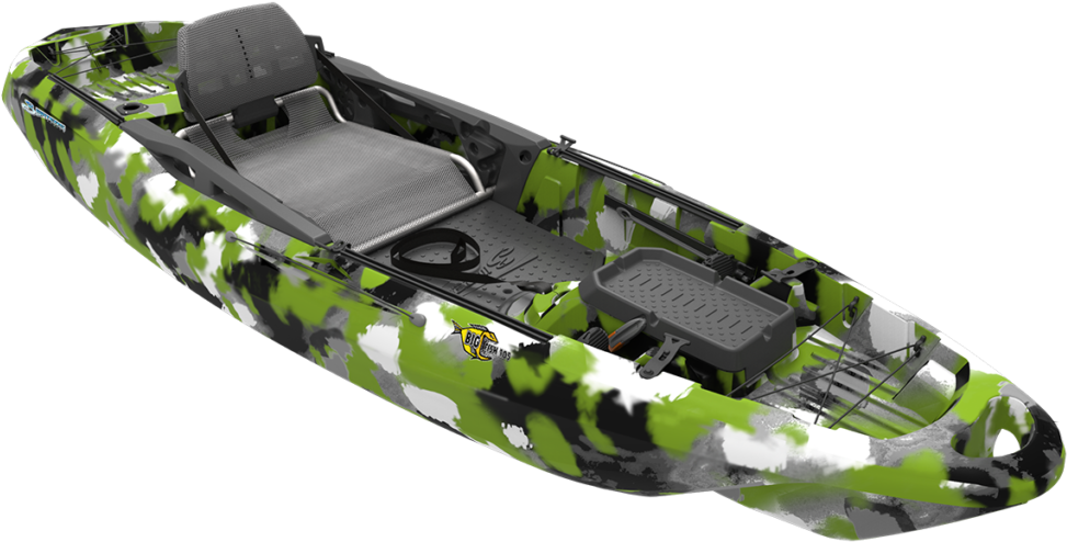 Camo Fishing Kayak Single Seater