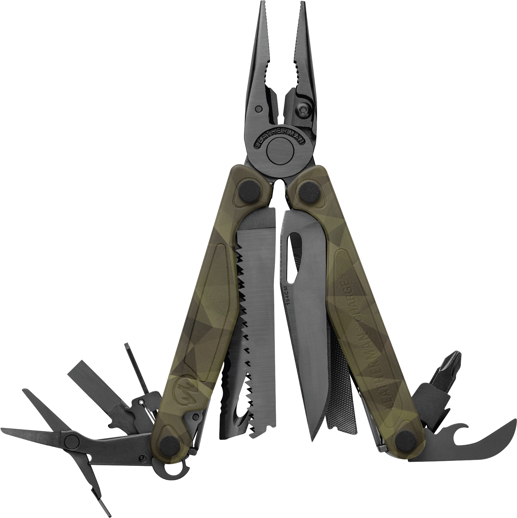 Leatherman Charge Plus Forest Camo, HD Png Download PNG with transparent background