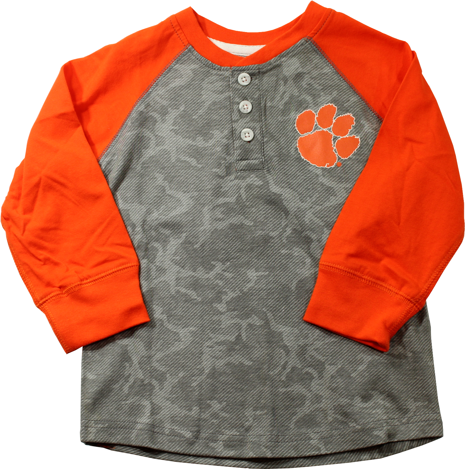 Camo Sleeve Baseball Tee