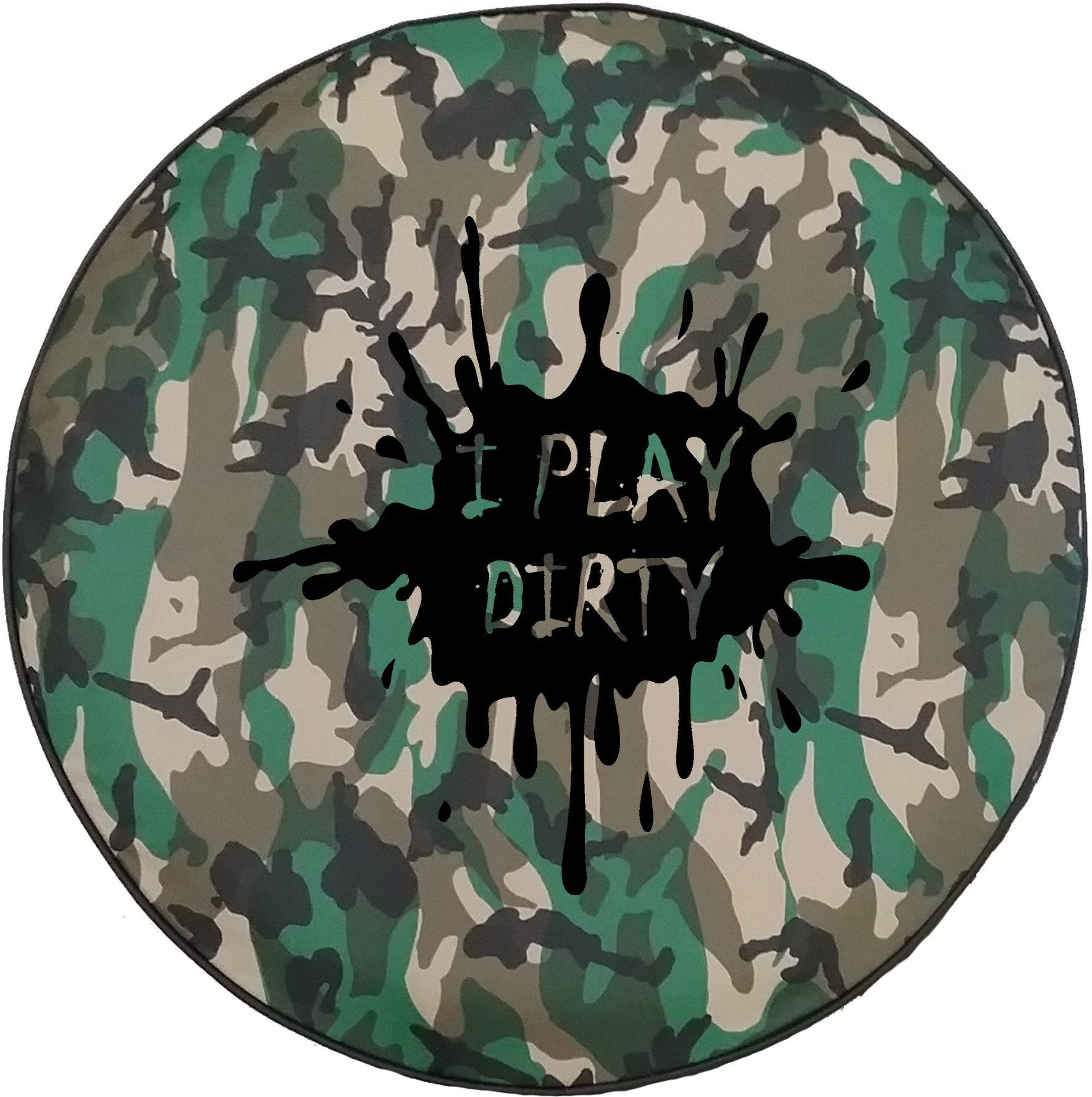 Camo Spare Tire Cover I Play Dirty