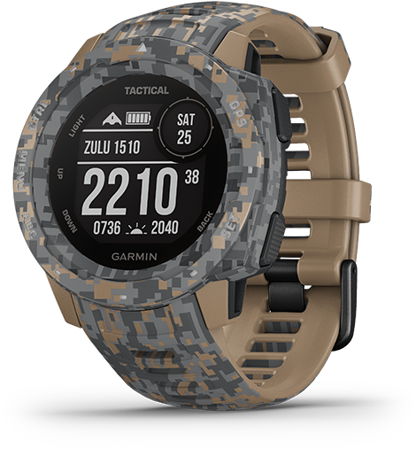 Garmin Instinct Tactical Camo Coyote Tan, HD Png Download PNG with transparent background