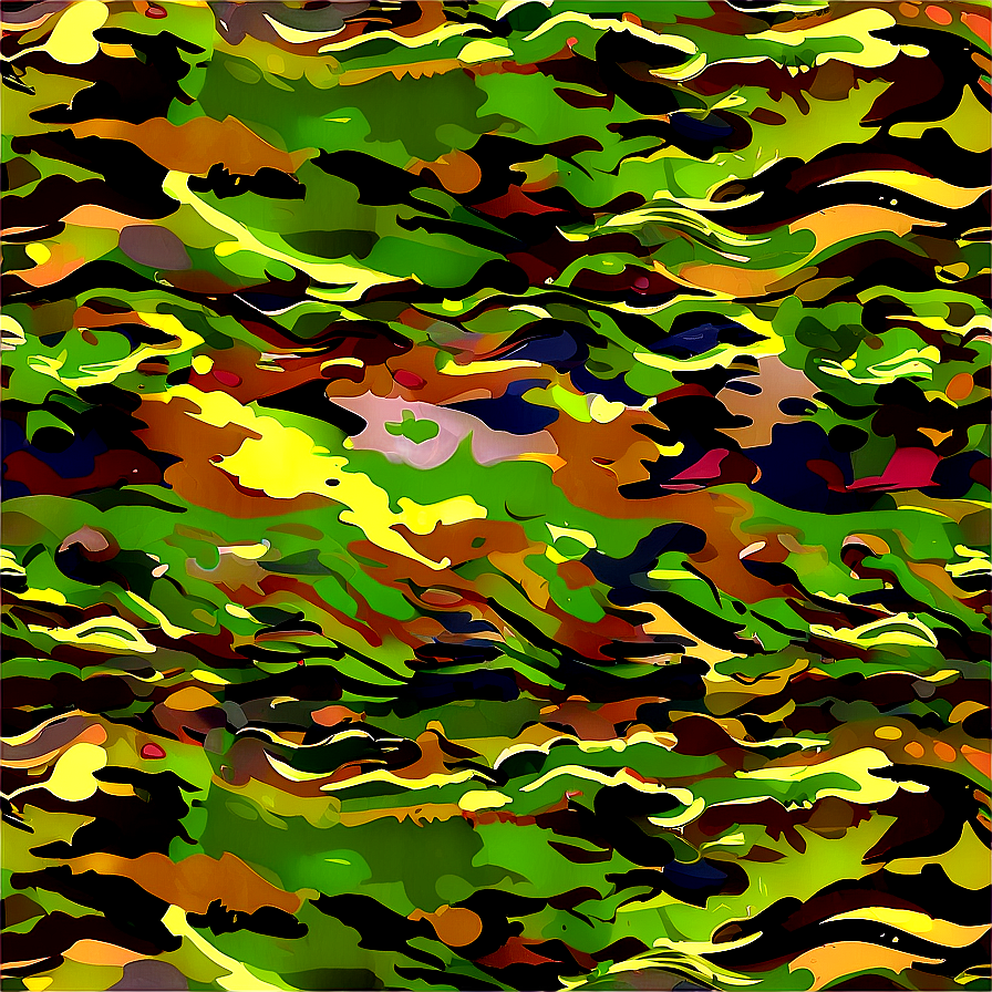 Camo Wave Design Png 05062024