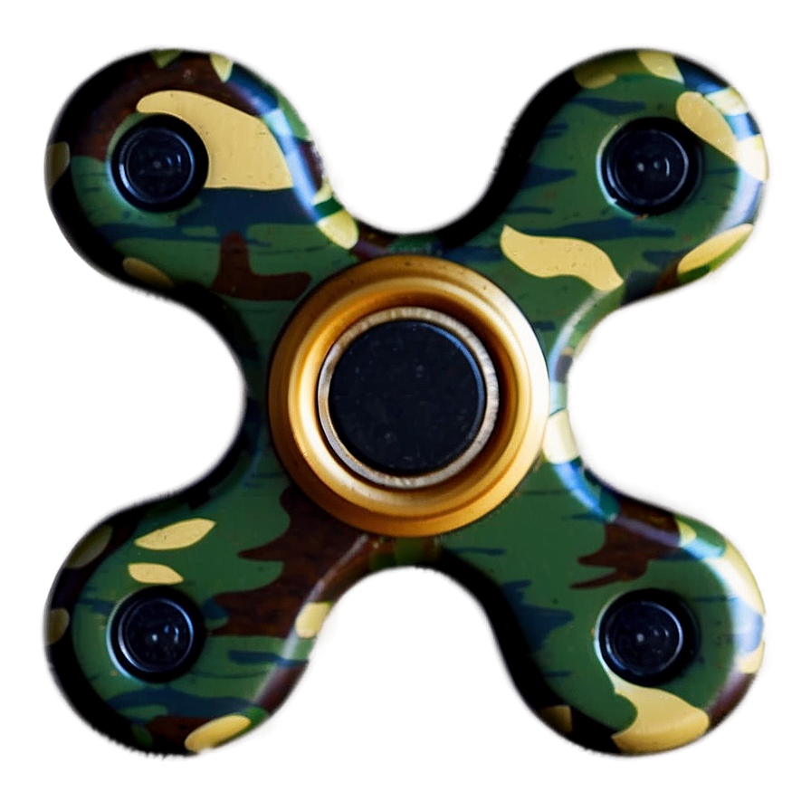 Camouflage Fidget Spinner Png 22