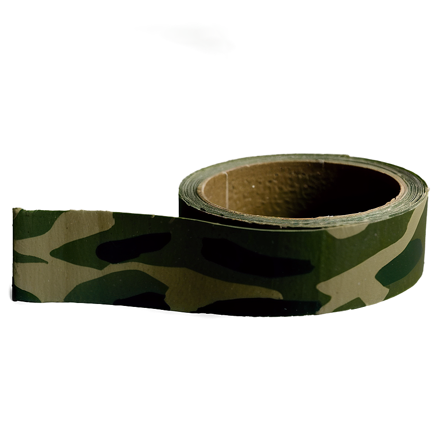 Camouflage Green Tape Png 06282024