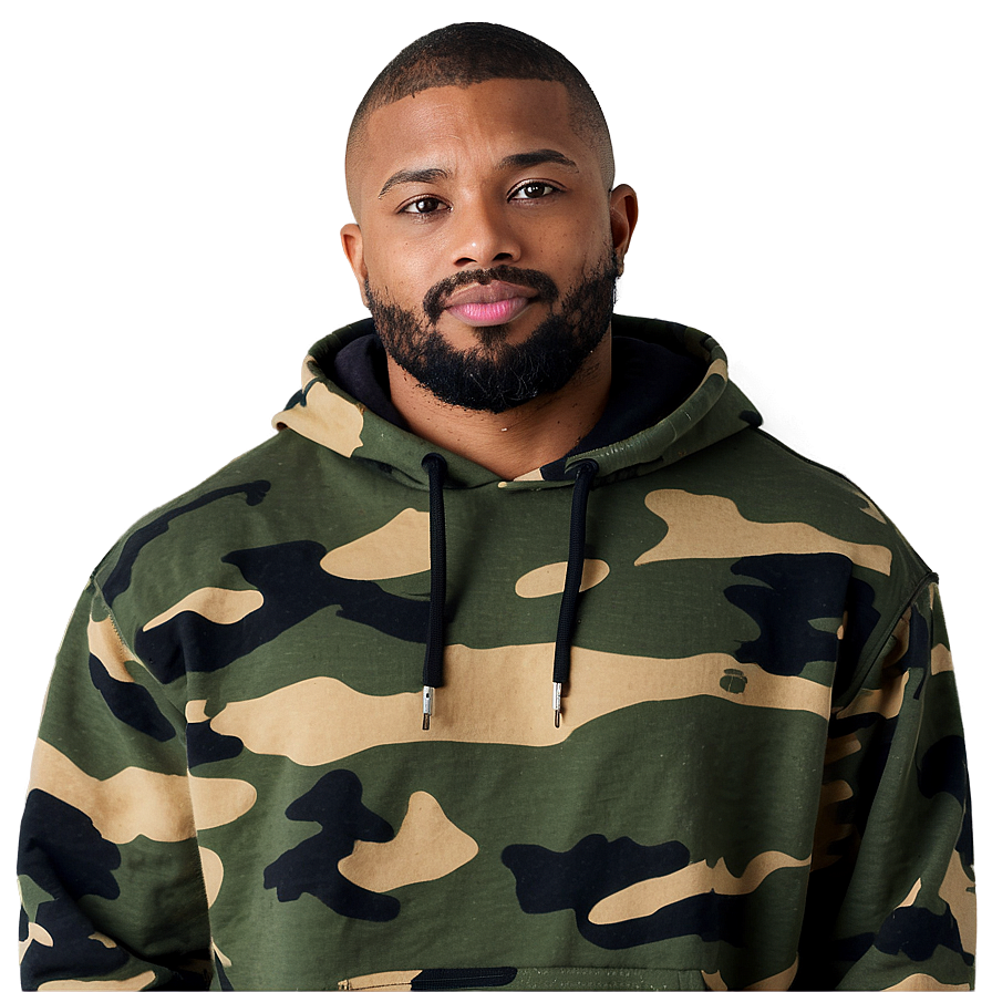 Camouflage Hoodie Png Kte29