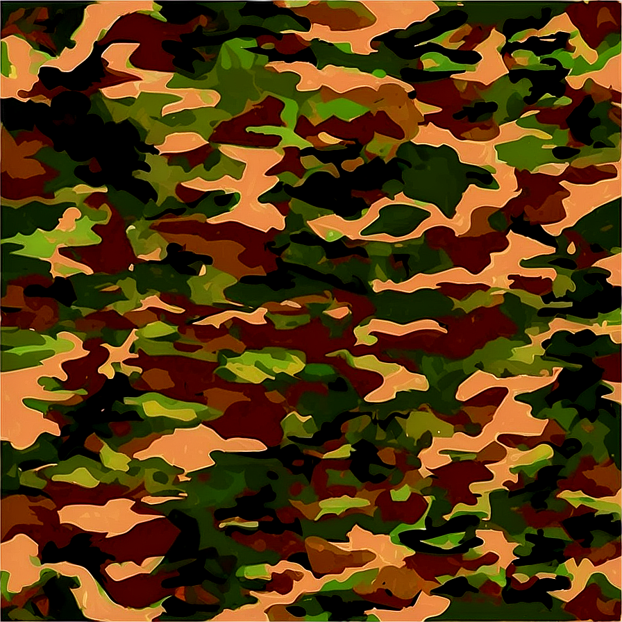 Camouflage Pattern Design Png Xkn5