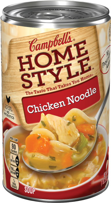 Campbell Soup Homestyle Chicken Noodle, HD Png Download PNG with transparent background