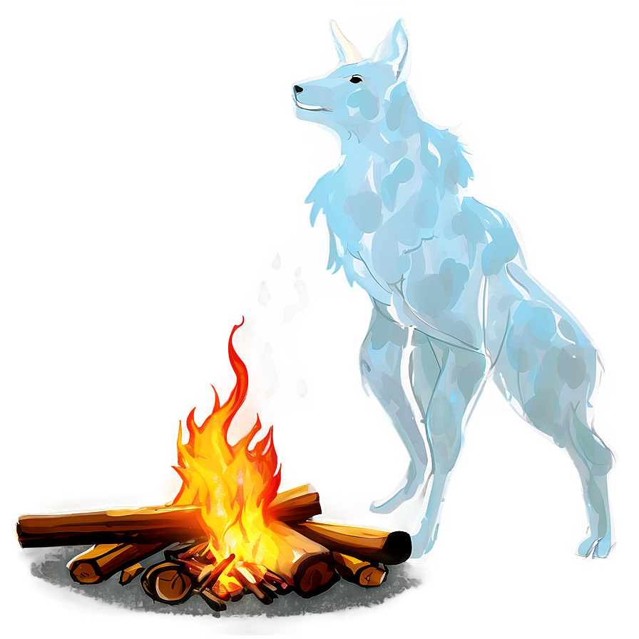 Campfire And Wildlife Png 5