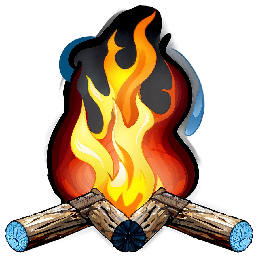 Campfire Flames PNG 05242024 PNG with transparent background