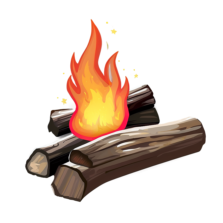 Campfire Under Stars PNG 59 PNG with transparent background