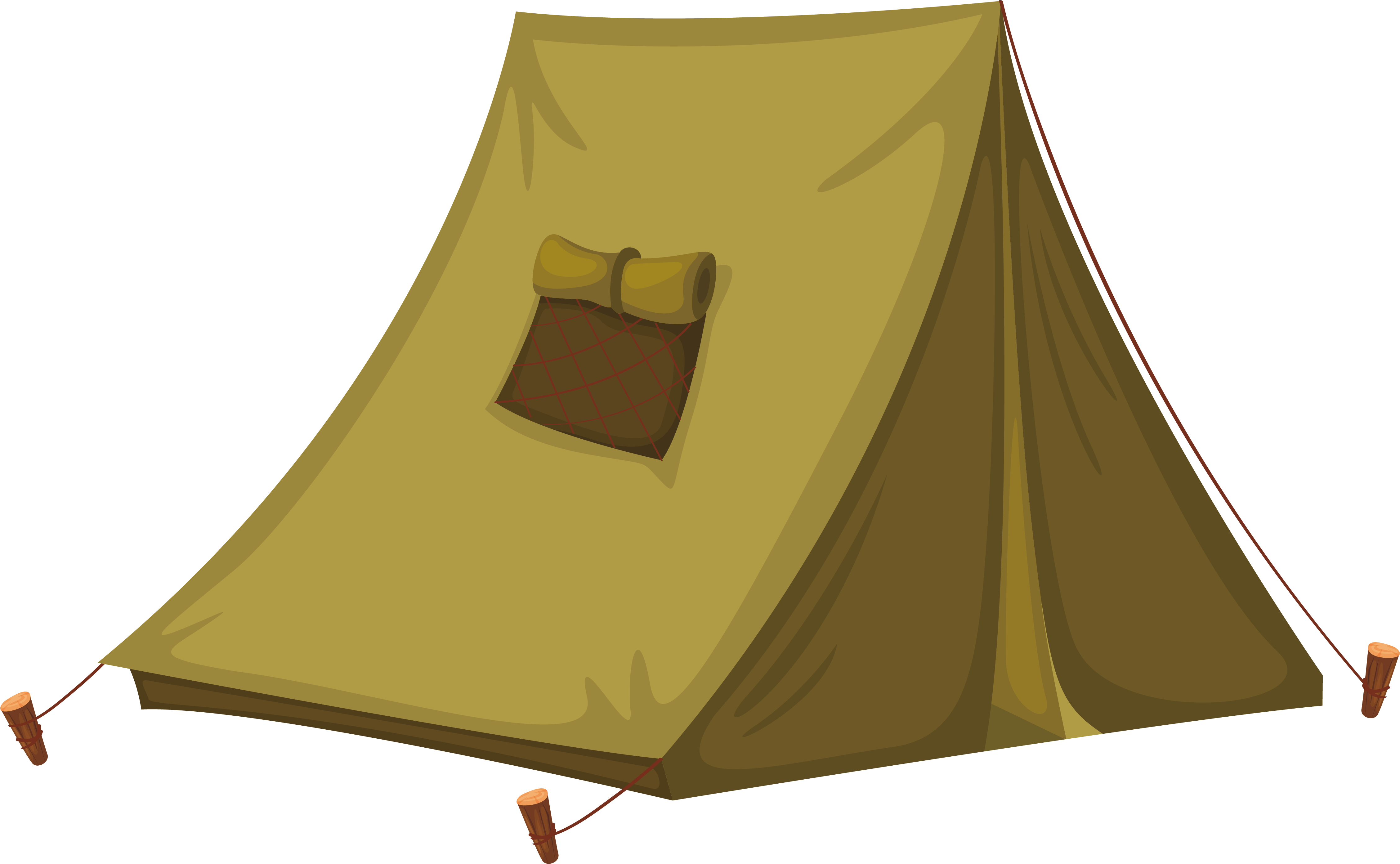 Army Green Field Tent Png Download - Tent Clipart, Transparent Png PNG with transparent background