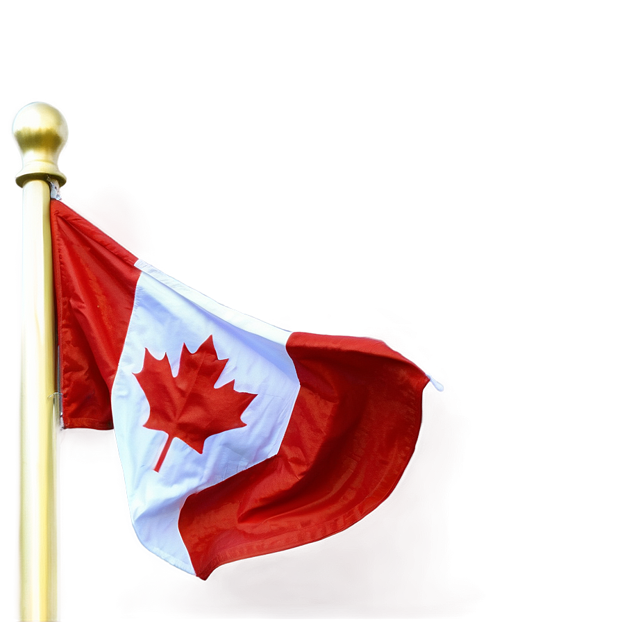 Canada Flag Maple Leaf Close-up Png 1