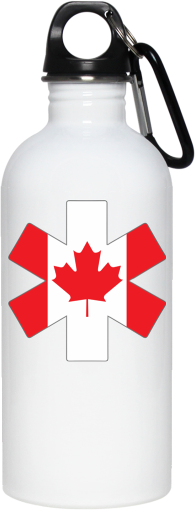 Canada Flag Water Bottle PNG with transparent background