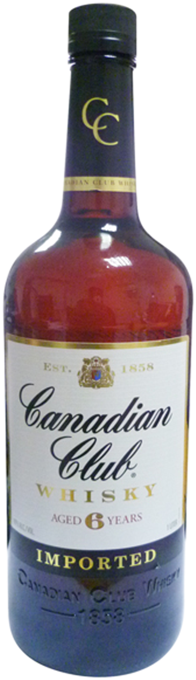 Canadian Club 1 Ltr - Canadian Club Whiskey, HD Png Download PNG with transparent background