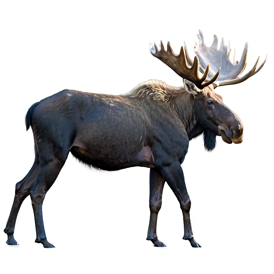 Canadian Moose in Wild PNG 06202024 PNG with transparent background