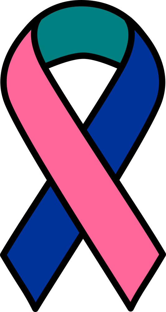Thyroid Cancer Ribbon - Cancer Ribbon Clipart, HD Png Download PNG with transparent background