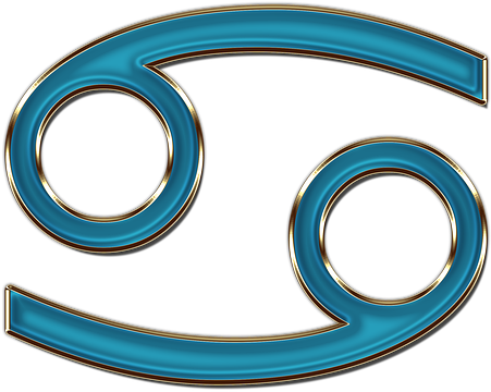 Cancer Zodiac Symbol PNG with transparent background