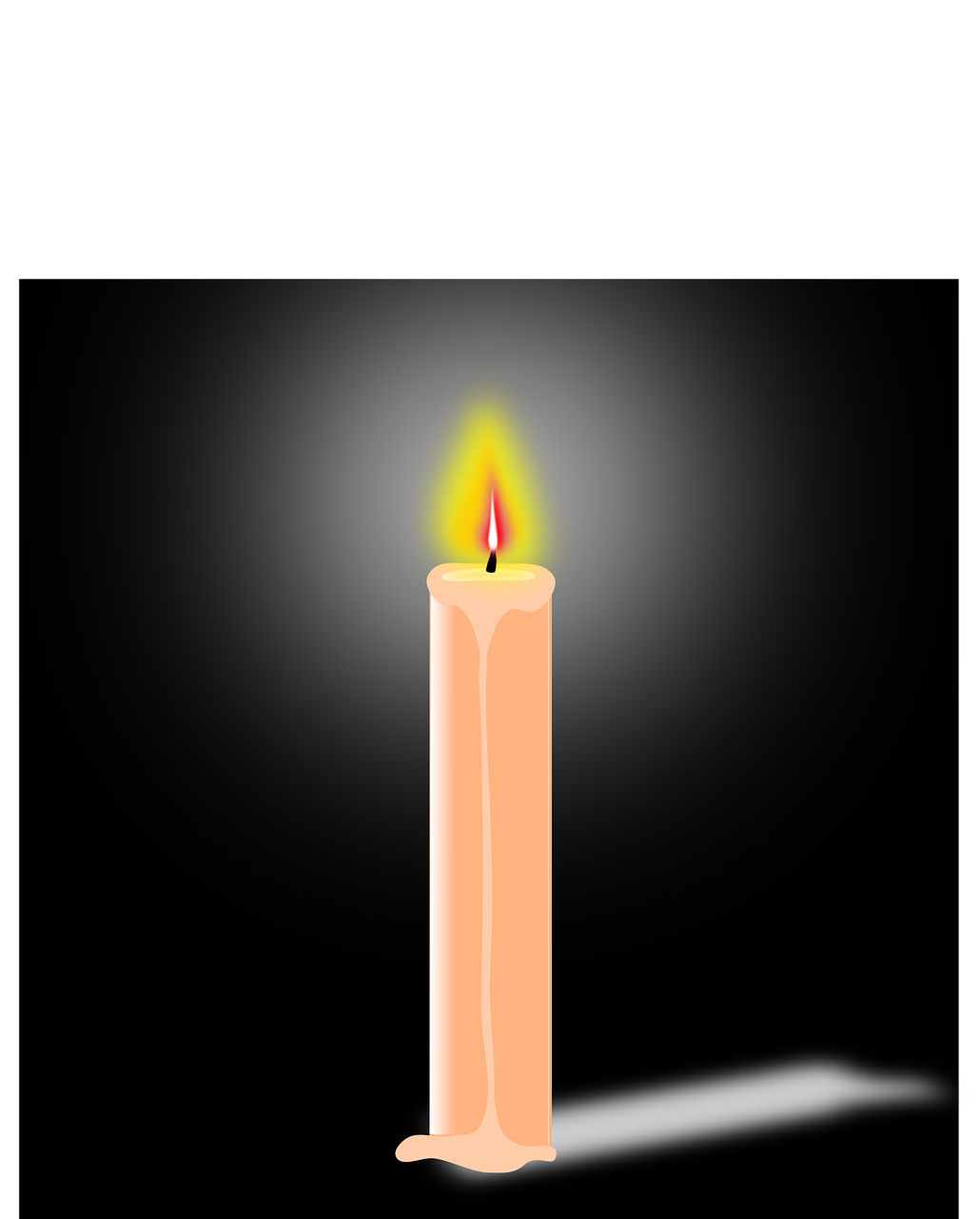 Candle Flame Illustration