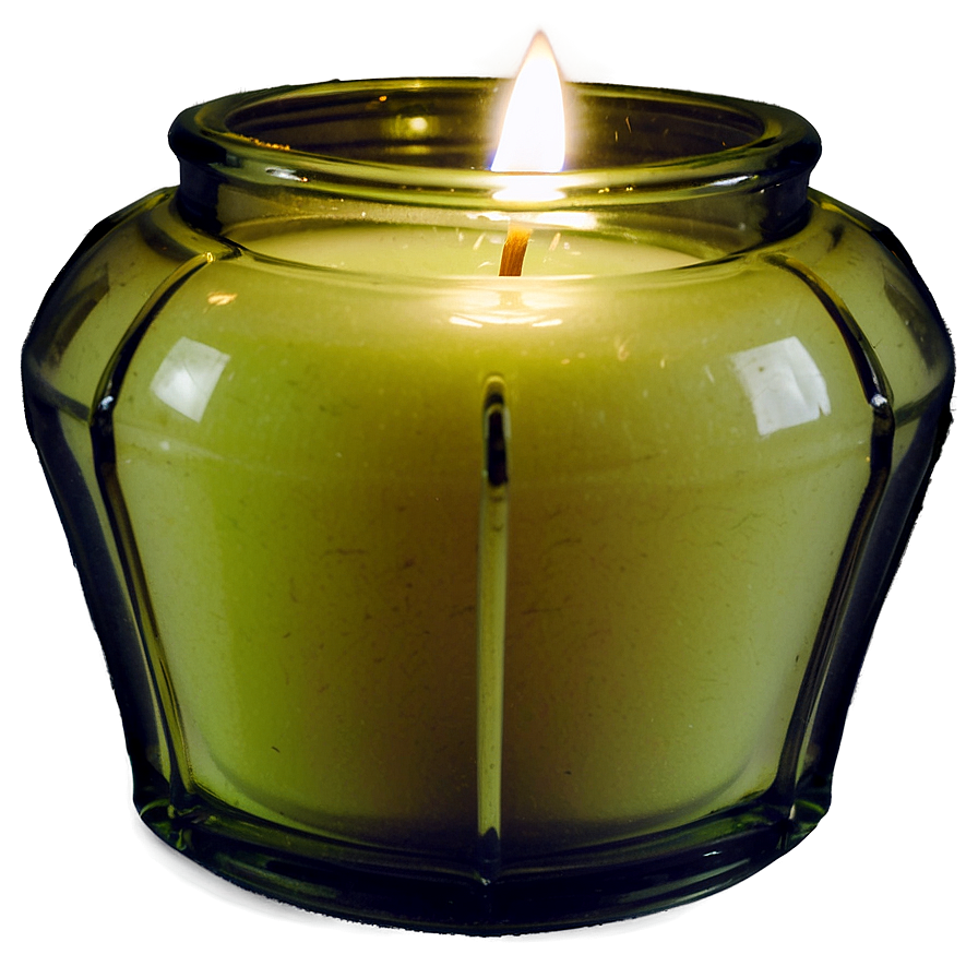 Candle In Glass Jar Png 05232024