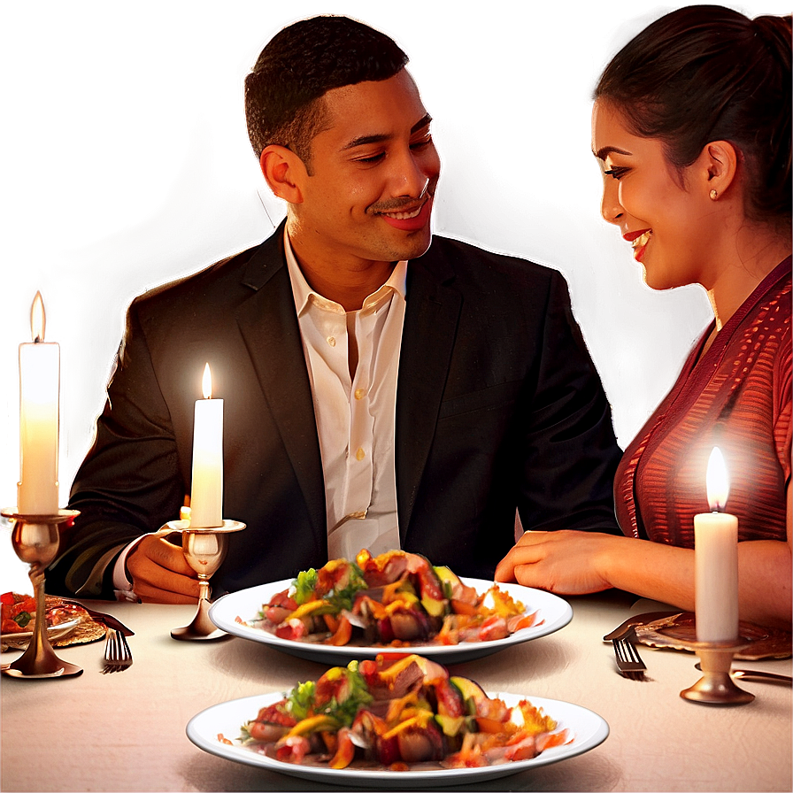 Candlelit Dinner Date PNG ktk PNG with transparent background