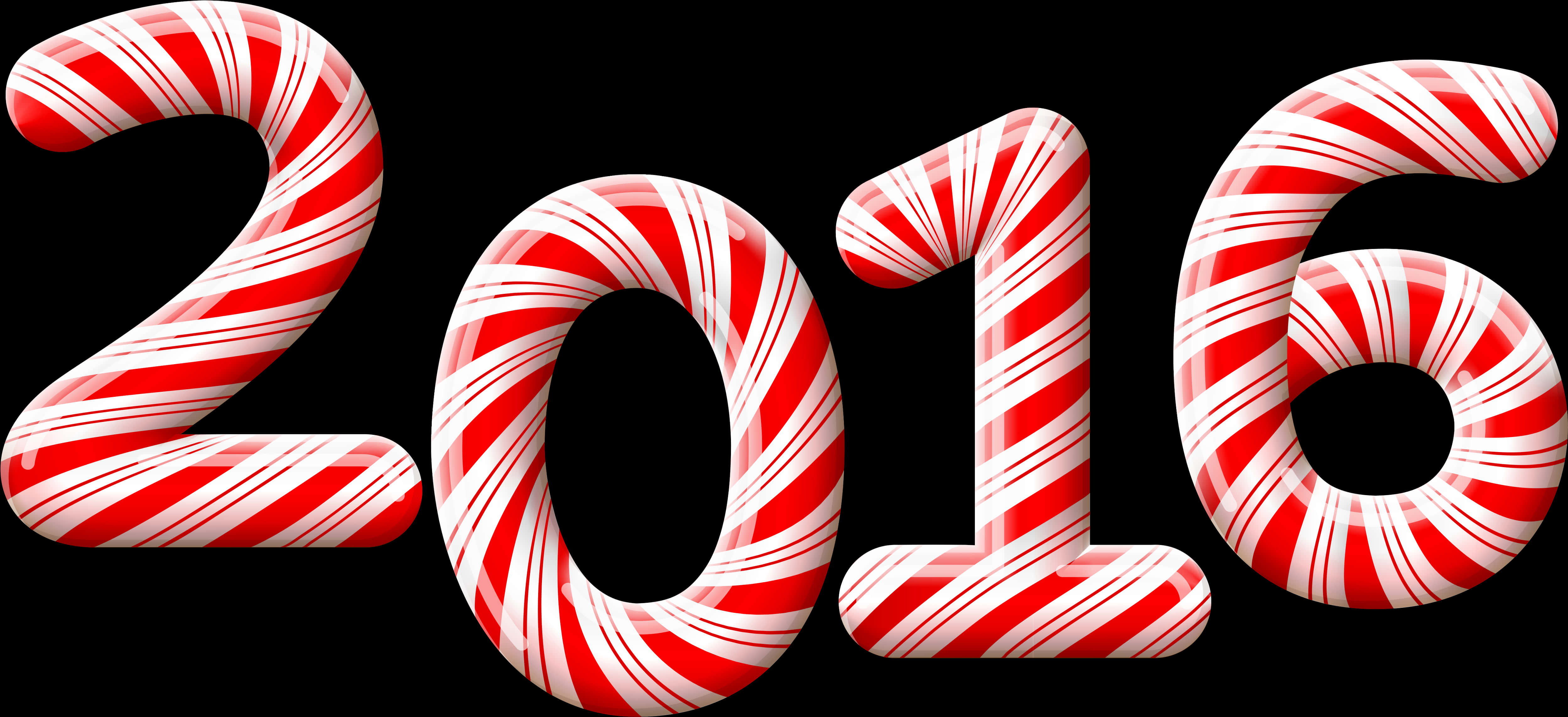 Candy Cane Background - Candy Cane Numbers Png, Transparent Png PNG with transparent background