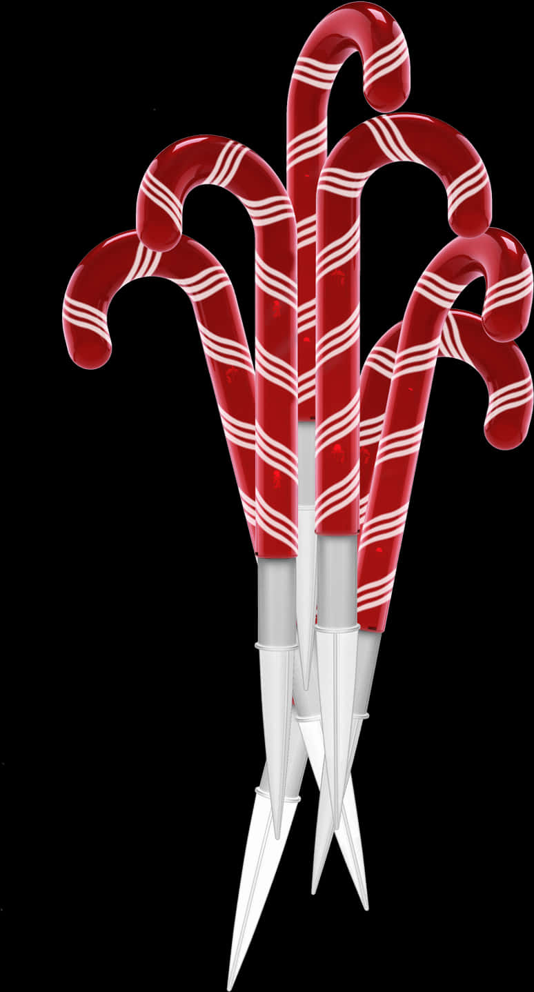 Candy Cane Swords