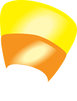 Candy Corn Icon PNG with transparent background