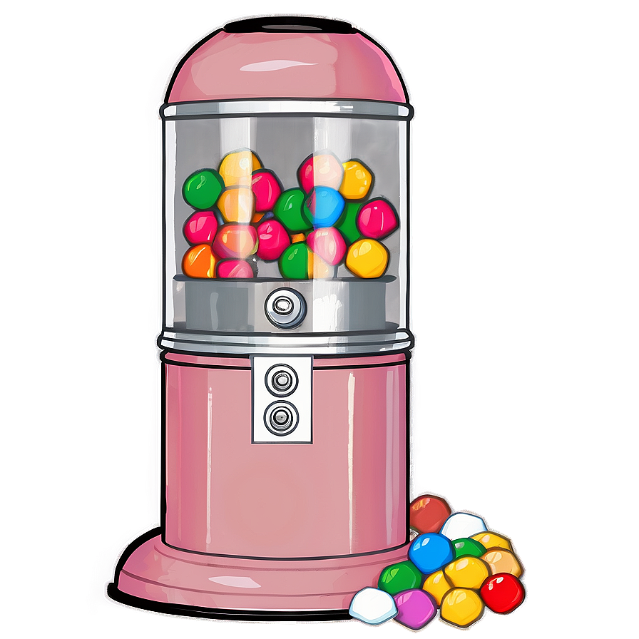 Candy Dispenser Gumball Machine Png Xjt59