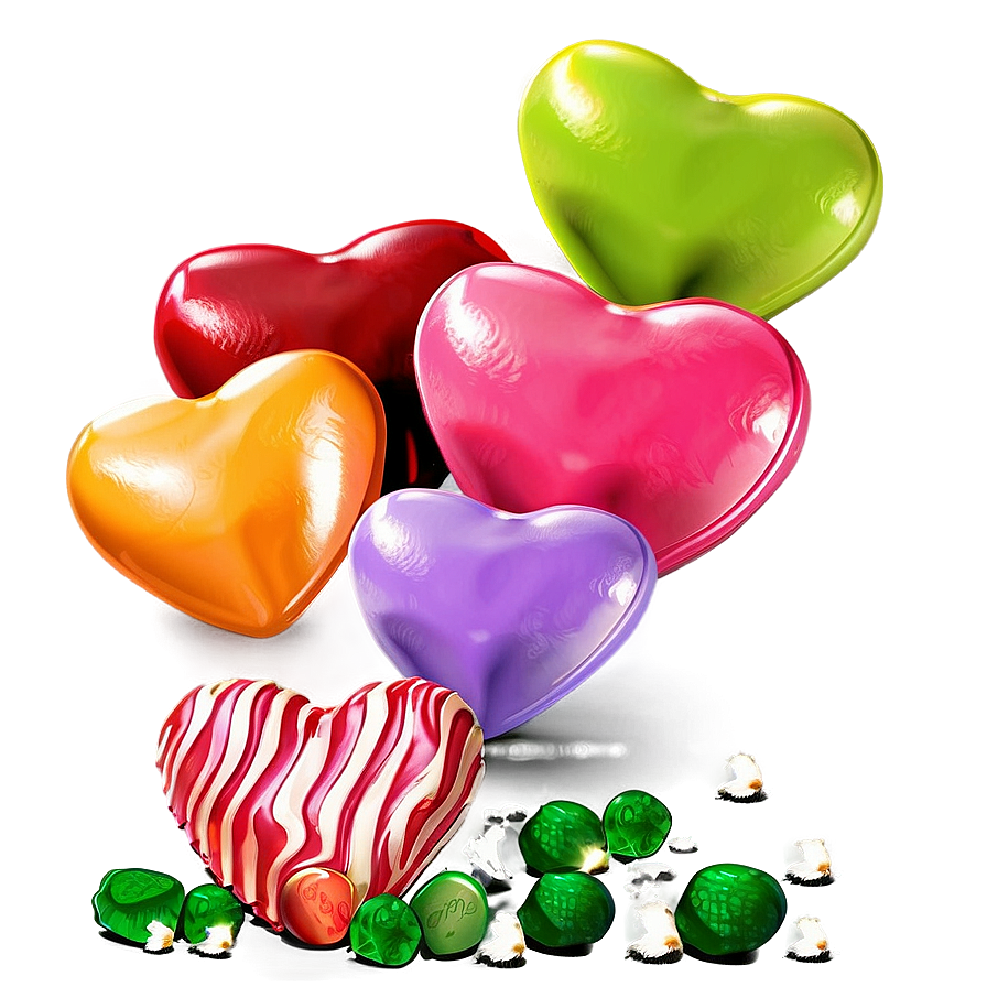 Candy Hearts Png 06212024