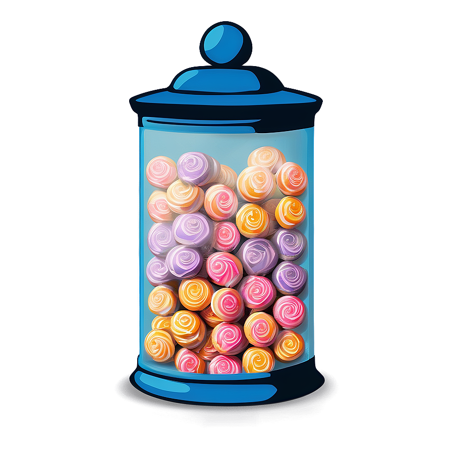 Candy Jar Illustration Png Hqf42