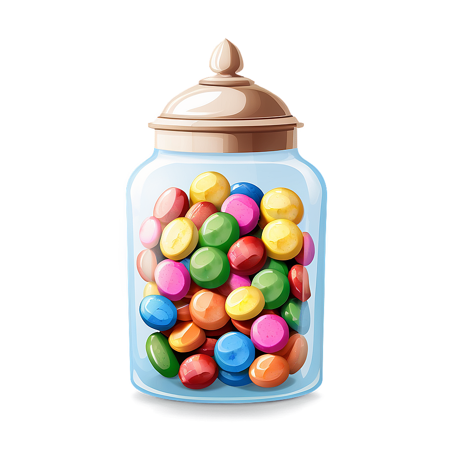 Candy Jar Illustration Png Piv52