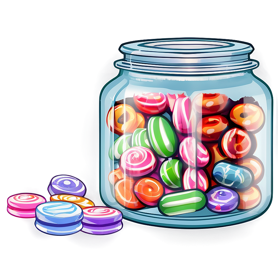 Candy Jar Outline Png 33