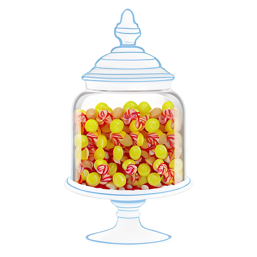 Candy Jar Silhouette Png Cjj79