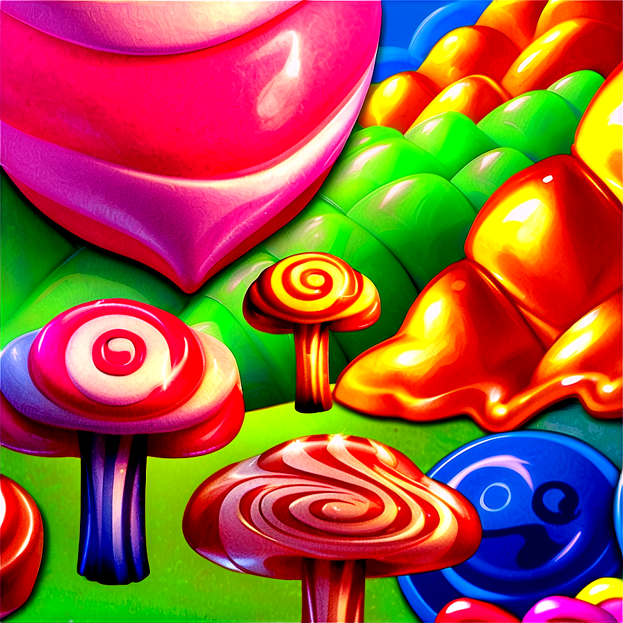 Candy Land Caramel Caves Png Rye