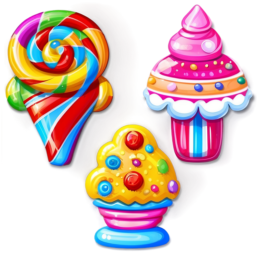 Candy Land Game Pieces Png Vwh17