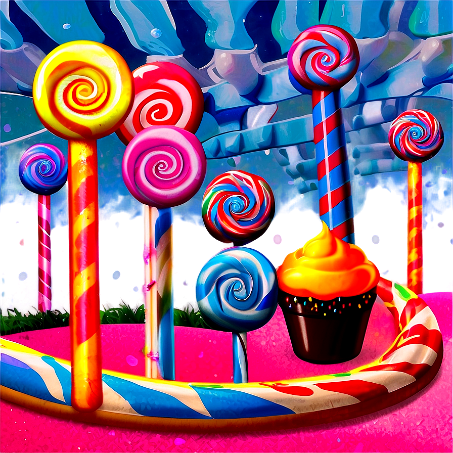 Candy Land Party Theme Png Lnp